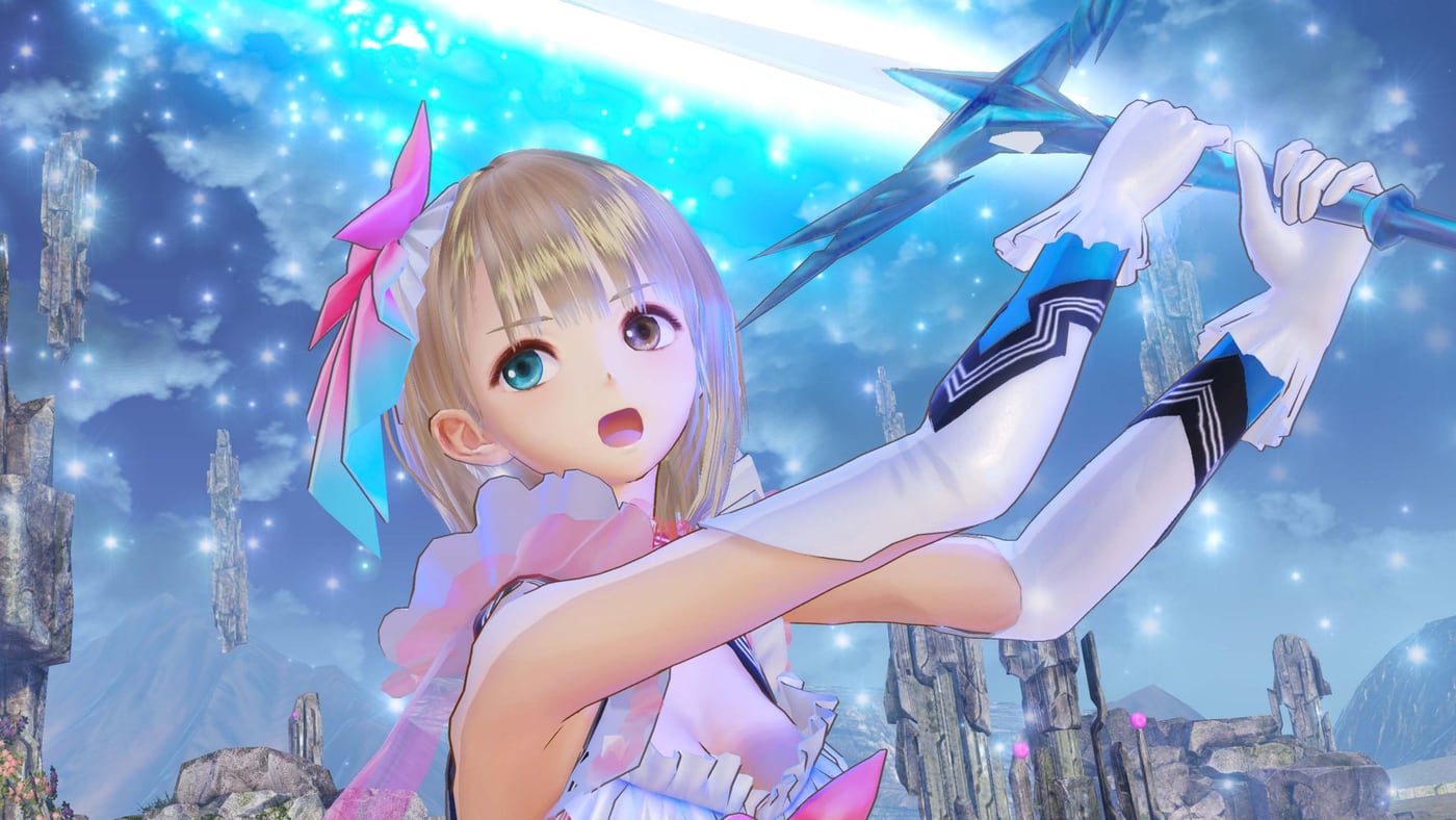 BLUE REFLECTION Quartet battle scene